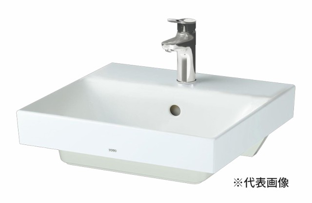###TOTO セット品番【LS722C#NW1+TLG02302JA】ホワイト カウンター式洗面器 ベッセル式 台付シングル混合水栓(エコシングル) 床排水金具(Sトラップ)の通販は 70,040円