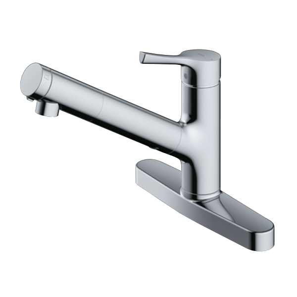◆15時迄出荷OK！TOTO キッチン用水栓金具【TKS05322J】GGシリーズ 台付シングル混合水栓 2穴 浄水カートリッジ内蔵形 (旧品番 TKS05317J)