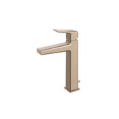 TOTO 洗面所用水栓金具【TLG10303J#BBR】ブラッシュドブロンズ GBシリーズ 台付シングル混合水栓 1穴 ワンプッシュ式 スパウト135mm 受注約4週〔FG〕