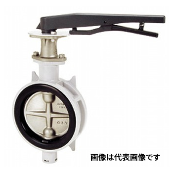 東洋バルヴ/株式会社キッツ【10ALM-N-LUE 100A】4B L-ロングバタ ALM アルム バタフライバルブ アルミニウム合金 結露防止対策品 10K レバー式〔JF〕の通販は