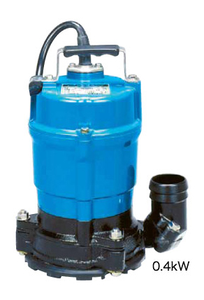 ツルミポンプ 一般排水用【HSR2.4S】水中ハイスピンポンプ(低水位排水仕様) HSR型 吐出し口径50mm 0.4kW 単相100V コンデンサ始動方式〔HC〕の通販は