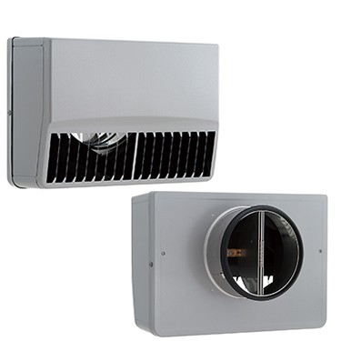 ユニックス 換気口【SSCG100BLDSP】角型防音カバー 縦ガラリ 左吹き 防火ダンパー 72℃型式〔HF〕