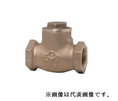 大和バルブ【B10C-50A】青銅バルブ スイングチェッキ〔HI〕