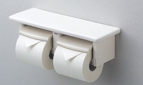 √TOTO　棚付二連紙巻器(芯なしペーパー対応)【YH74SR】 #NW1ホワイト〔HC〕の通販は