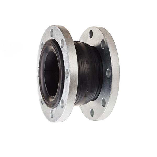 ゼンシン 【ZRJ-B-100】ゴム製防振継手 1山 フランジ型 ラバーボールジョイント 呼び径100A(4インチ) 全長126mm〔IE〕