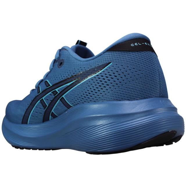 アシックス スニーカー ゲルエキサイト11 1011C080 ブラック・ブルー・レッド 25.5cm〜28cm メンズ ランニングシューズ ジョギング マラソン 紐靴 運動靴 通学靴 通勤靴 asics