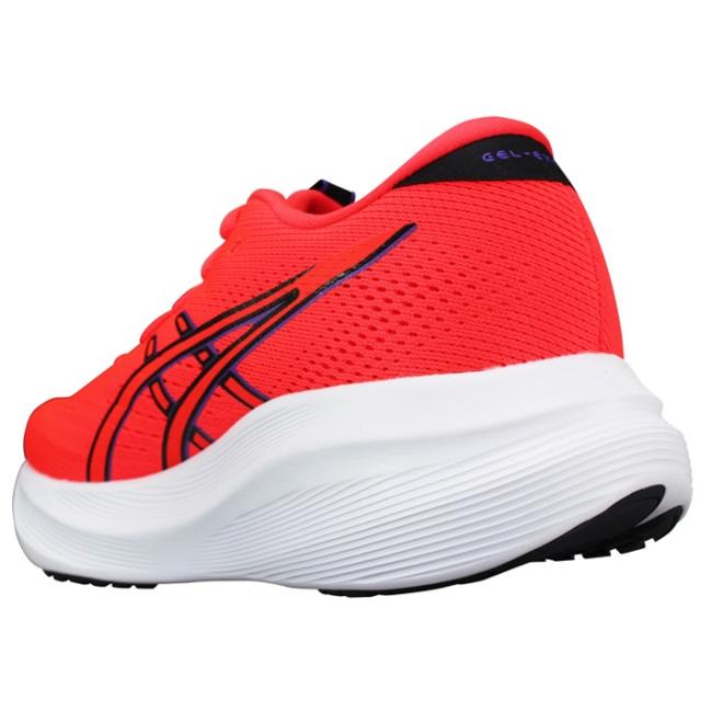 アシックス スニーカー ゲルエキサイト11 1011C080 ブラック・ブルー・レッド 25.5cm〜28cm メンズ ランニングシューズ ジョギング マラソン 紐靴 運動靴 通学靴 通勤靴 asics