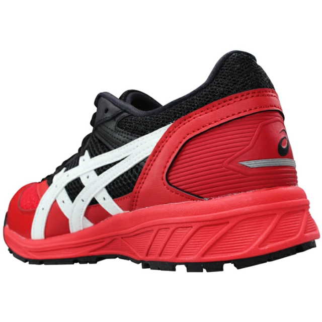 アシックス ウィンジョブ CP210 1273A006-602 ハバネロオレンジ/グレー レッド/ホワイト 25.5cm〜28cm メンズ プロテクティブスニーカー 安全靴 作業靴 紐靴