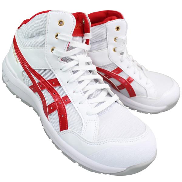 アシックス ウィンジョブ CP218 1273A091 25.5cm〜28cm メンズ ハイカット プロスニーカー セーフティーシューズ ワーキングシューズ 安全シューズ 安全靴 作業靴 紐靴 3E