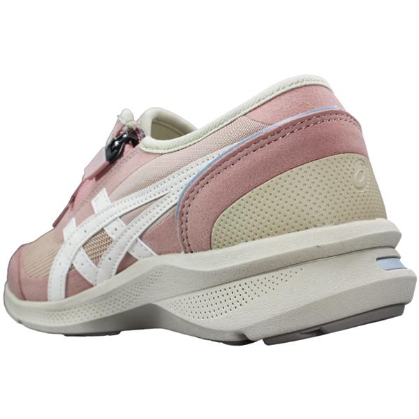 アシックス ウォーキングシューズ ハダシウォーカーW066 1292A066 23cm〜24.5cm レディース ローカットスニーカー シューズ 紐靴 3E相当 サイドファスナー