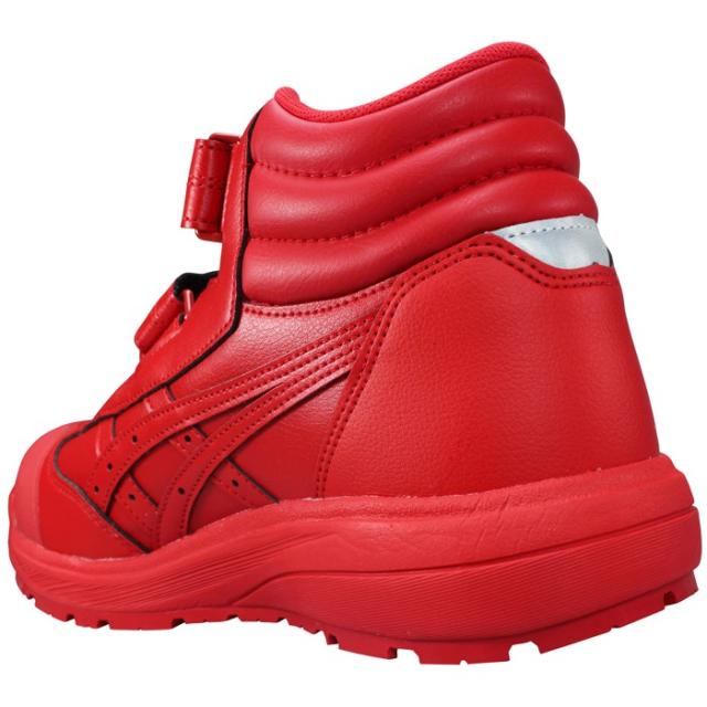 アシックス 安全靴 asics ウィンジョブ CP312 ワイド レッド・ブラック・トープグレー 26cm〜29cm メンズ プロテクティブスニーカー プロスニーカー 安全靴 セーフティーシューズ asics 1273A111 マジックテープ 面ファスナー_3