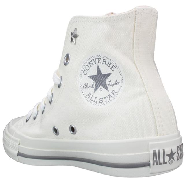 コンバース CONVERSE ハイカットスニーカー オールスター NC Z HI オフホワイト・ダークトープ・ペールパープル 23.5cm〜24.5cm レディース スニーカー 運動靴 紐靴 履きやすい靴 キャンバス ファスナー付き ALL STAR NC Z HI