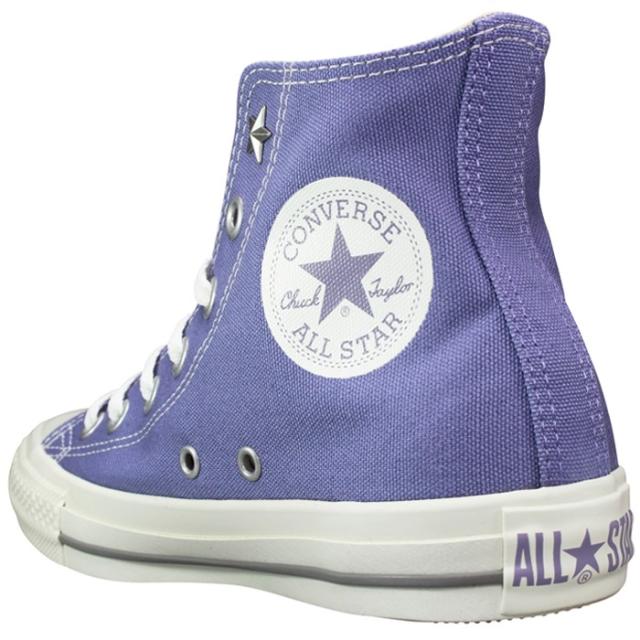 コンバース CONVERSE ハイカットスニーカー オールスター NC Z HI オフホワイト・ダークトープ・ペールパープル 23.5cm〜24.5cm レディース スニーカー 運動靴 紐靴 履きやすい靴 キャンバス ファスナー付き ALL STAR NC Z HI