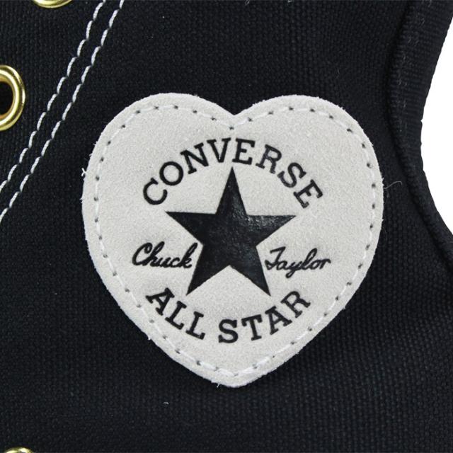 コンバース CONVERSE ハイカットスニーカー オールスター PLTS ハートポイント ハイ 23.5cm 24cm レディース スニーカー カジュアルシューズ ハイカットスニーカー 運動靴 紐靴 厚底スニーカー 厚底シューズ キャンバス