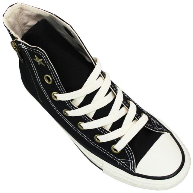 コンバース CONVERSE ハイカットスニーカー オールスター スタージップ HI オフホワイト・ブラック 23.5cm・24cm レディース スニーカー カジュアルシューズ 運動靴 紐靴