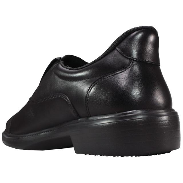 ドクターアッシー Dr.ASSY ハンズフリービジネスシューズ DR6051 ブラック 24.5cm〜27cm メンズ ビジネスシューズ ビジネス靴 革靴 紳士靴 紐靴 4E 幅広 ワイド 本革 撥水 内羽根 ストレートチップ ドクターアッシー6051