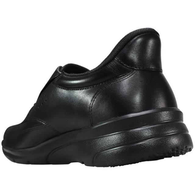 ドクターアッシー Dr.ASSY ハンズフリーシューズ DR8022 ブラック・ダークブラウン 24.5cm〜27cm メンズ ウォーキングシューズ カジュアルシューズ レザースニーカー 革靴 紐靴 紳士靴 4E 幅広 ワイド 本革