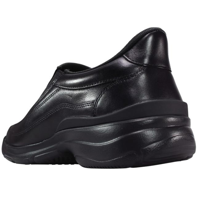 ドクターアッシー Dr.ASSY ハンズフリーシューズ DR8025 ブラック 24.5cm〜27cm メンズ ウォーキングシューズ カジュアルシューズ レザースニーカー 革靴 紐なし靴 紳士靴 4E 幅広 ワイド 本革