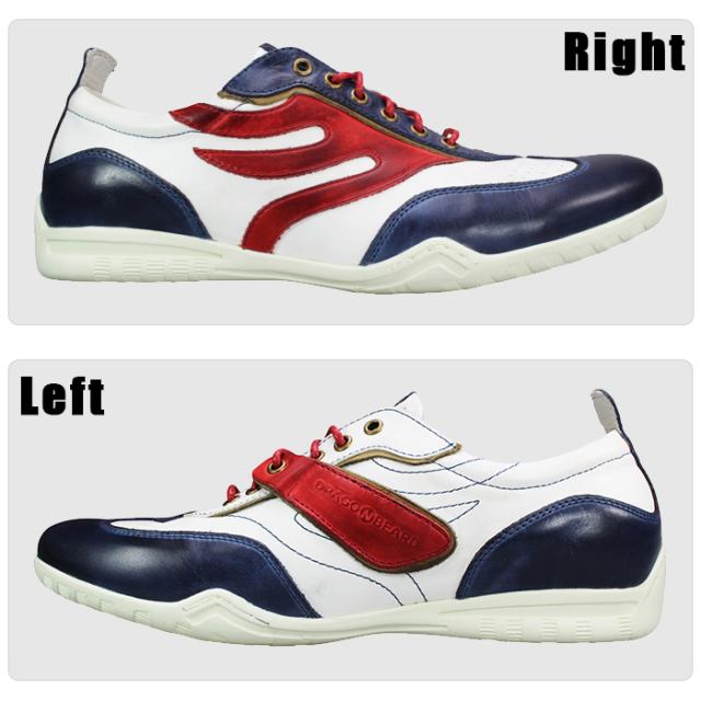 ドラゴンベアード スニーカー DB クラシック70 ホワイト/グレー ホワイト/ネイビー/レッド 26.5cm〜28cm メンズ ローカットスニーカー カジュアルシューズ 運動靴 紐靴 DB CLASSIC 70 DRAGON BEARD