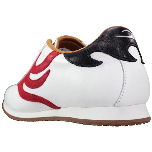 ドラゴンベアード スニーカー DB クラシック91D ホワイト/ベニ クリーム/ブラウン 26.5cm〜28cm メンズ ローカットスニーカー カジュアルシューズ 運動靴 紐靴 レトロランニング カジュアル DB CLASSIC 91D DRAGON BEARD