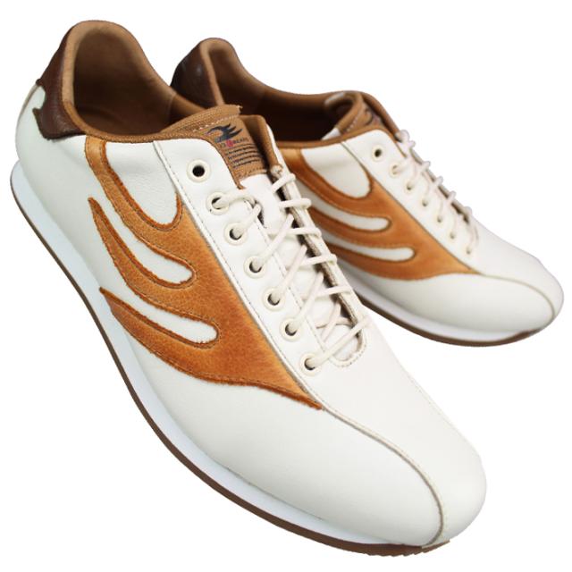 ドラゴンベアード スニーカー DB クラシック91D ホワイト/ベニ クリーム/ブラウン 26.5cm〜28cm メンズ ローカットスニーカー カジュアルシューズ 運動靴 紐靴 レトロランニング カジュアル DB CLASSIC 91D DRAGON BEARD