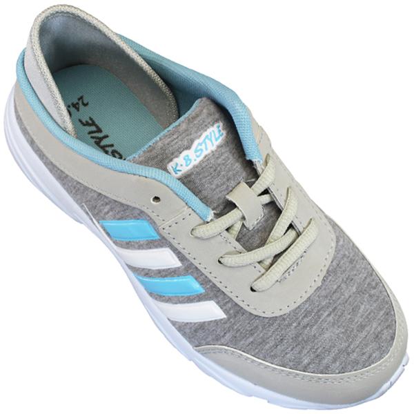 Kb Style K 3858 ネイビー グレー レディース かかとが踏めるスニーカー 2wayシューズ スリッポン 軽量の通販はau Pay マーケット 靴ショップやまう