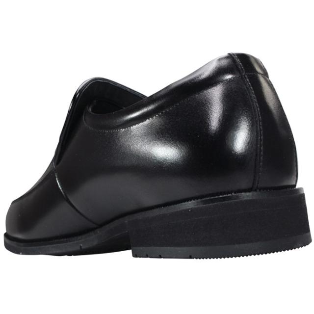 ドゥウォーク DoWalk スリッポンビジネスシューズ DW4727 ブラック 25cm〜26.5cm メンズ ビジネス靴 紐なし靴 紳士靴 黒靴 革靴 スリッポン スリップオン 履きやすい靴 ローファー 5E 超ゆったり ワイド 幅広 マドラス社製