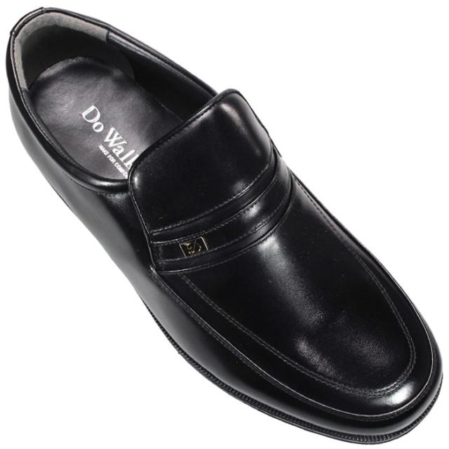 ドゥウォーク DoWalk スリッポンビジネスシューズ DW4727 ブラック 25cm〜26.5cm メンズ ビジネス靴 紐なし靴 紳士靴 黒靴 革靴 スリッポン スリップオン 履きやすい靴 ローファー 5E 超ゆったり ワイド 幅広 マドラス社製
