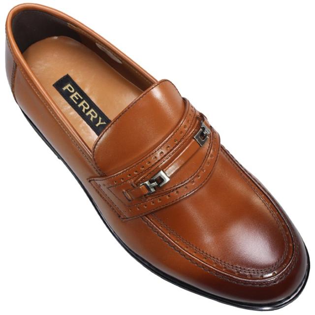 ペリー PERRY ビットローファー PY5572 ブラック・ブラウン 24.5cm〜27cm メンズ ビジネスシューズ ローファー スリッポン 紳士靴 紐なし靴 履きやすい靴 黒靴 4E eeee マドラス社 madras