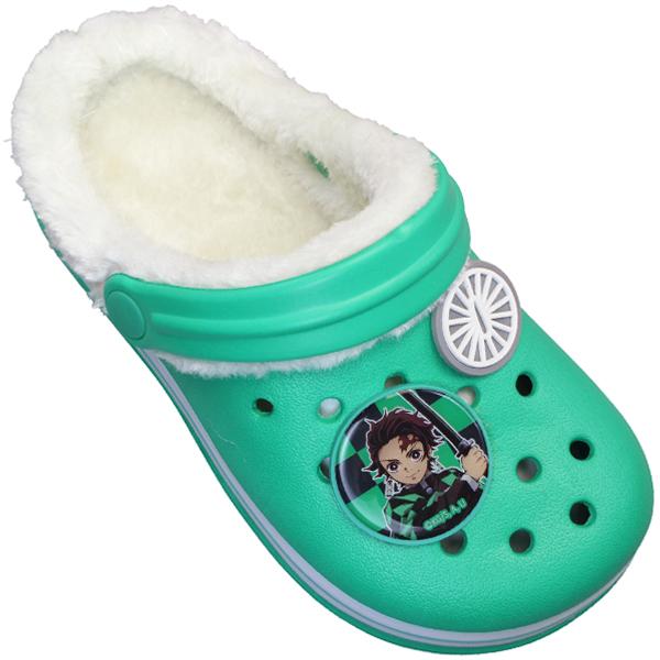 鬼滅の刃 サンダル KM9502 グリーン ピンク サックス イエロー