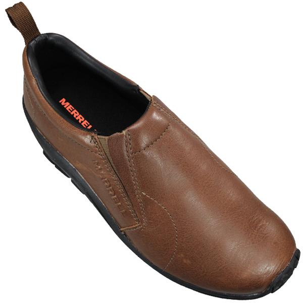 メレル シューズ ジャングルモック レザー 2 J000439 アース（ブラウン） 26.5cm〜27cm メンズ スニーカー スリッポン スリップオン アウトドアシューズ 紐なし靴 履きやすい靴