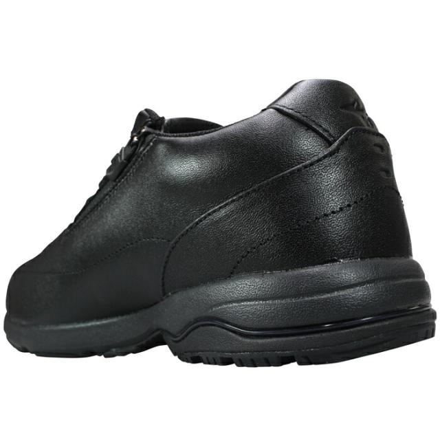 ミズノ MIZUNO ウォーキングシューズ LD40 VII SW ブラック ブラウン 24.5cm〜27cm メンズ ローカットスニーカー レザースニーカー 紐靴 運動靴 紳士靴 履きやすい靴 4E 幅広 スーパーワイド ファスナー付き 夜間安全 B1GC2403