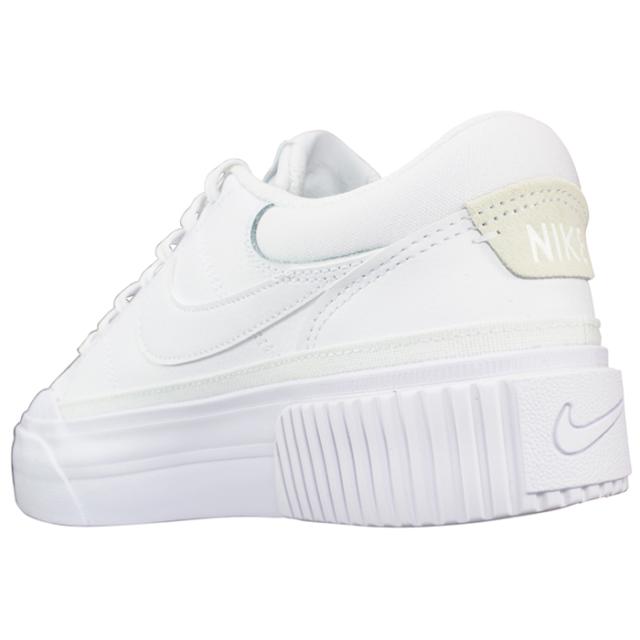ナイキ NIKE 厚底スニーカー DM7590-101 ウィメンズ ナイキ コート レガシー リフト ホワイト 23cm〜24.5cm レディース スニーカー カジュアルシューズ 靴 紐靴 運動靴 合成皮革 WMNS COURT LEGACY LIFT NIKE ナイキDM7590