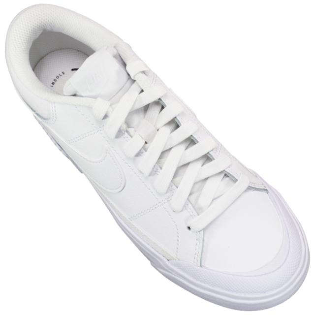 ナイキ NIKE 厚底スニーカー DM7590-101 ウィメンズ ナイキ コート レガシー リフト ホワイト 23cm〜24.5cm レディース スニーカー カジュアルシューズ 靴 紐靴 運動靴 合成皮革 WMNS COURT LEGACY LIFT NIKE ナイキDM7590