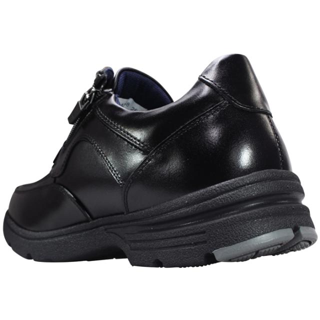 ダンロップ 防水ウォーキングシューズ DR4248 24.5cm〜27cm メンズ ローカットスニーカー カジュアルシューズ ビジネスシューズ 紳士靴 4E 幅広 ワイド サイドファスナー