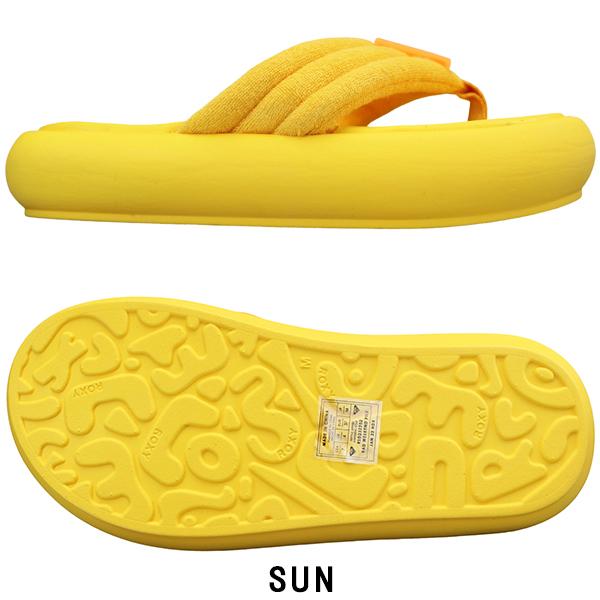 ロキシー RAD WEEKEND パイルボリュームソールサンダル RSD232202 パープル イエロー Mサイズ〜Lサイズ レディース トングサンダルの通販は ロキシー RAD WEEKEND パイルボリュームソールサンダル RSD232202 パープル イエロー Mサイズ〜Lサイズ レディース トングサンダルの通販は