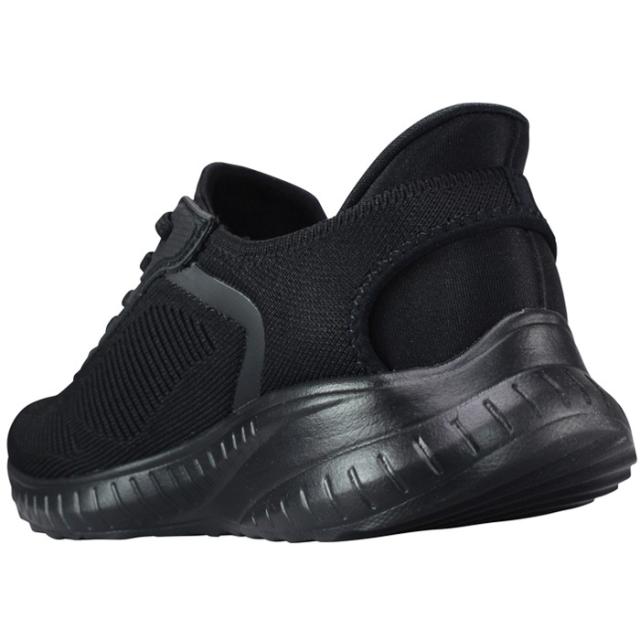 スケッチャーズ SKECHERS スリッポン スリップインズ ボブス スポート スクワッド カオス 117497W ブラック・トープ 23cm〜24.5cm レディース ハンズフリー スリップインシューズ スニーカー 靴 ワイドフィット 4E相当 ゆったり