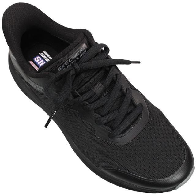 スケッチャーズ ハンズフリーシューズ スリップインズ ボブス スポート スキルズ 118431/BBK ブラック 25.5cm〜27cm メンズ スリップインシューズ スリッポン スニーカー 靴