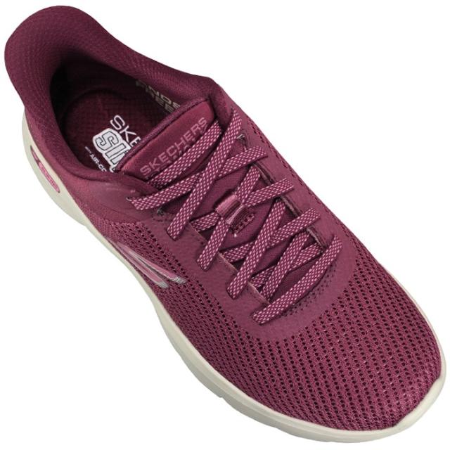 スケッチャーズ SKECHERS ハンズフリーシューズ スリップインズ ゴーウォーク フレックス 125516 ブラック・バーガンディ 23cm〜24.5cm レディース スリッポン スリップイン スニーカー 靴 スケッチャーズ125516