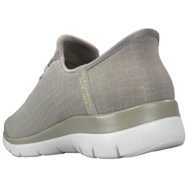 スケッチャーズ SKECHERS ハンズフリーシューズ スリップインズ サミッツ - クラッシー ナイト 150128W ブラック トープ モーブピンク 23cm〜24.5cm レディース スリッポン スリップオン スニーカー 靴 SLIP-INS ワイド 4E幅広