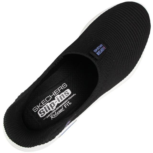 スケッチャーズ SKECHERS ハンズフリーシューズ スリップインズ リラックスドフィット 150355/BLK ブラック 23cm〜24.5cm レディース スリッポン スリップオン スリップイン シューズ スニーカー 靴
