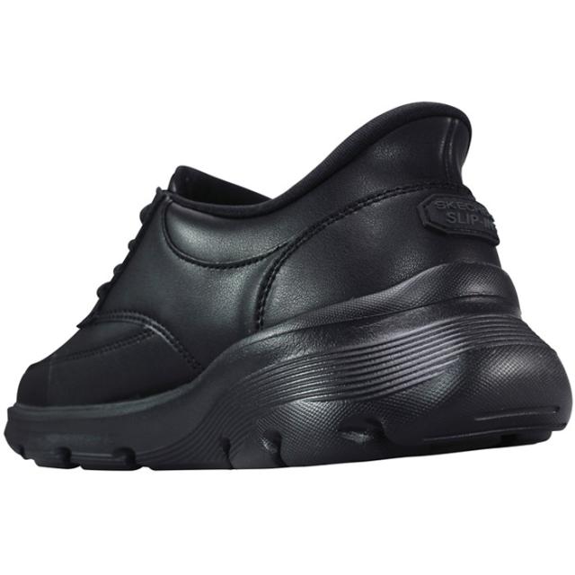 スケッチャーズ ハンズフリーシューズ スリップインズ アーチフィット ガルザ - ローワン 205517 ブラック ダークブラウン 25.5cm〜27cm メンズ スリッポン カジュアル 靴 紳士靴 紐靴 リラックスドフィット SKECHERS