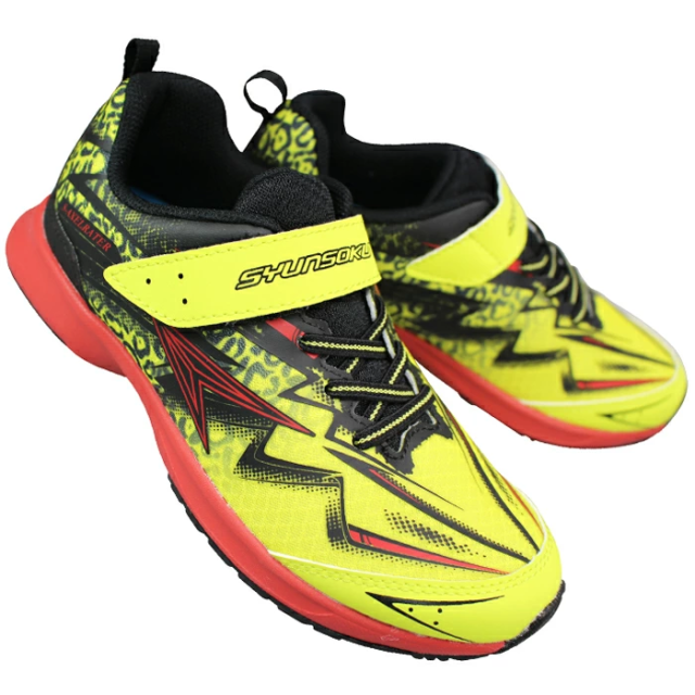 アキレス 瞬足 スニーカー エス アクセルレータ JJ172 白・黒