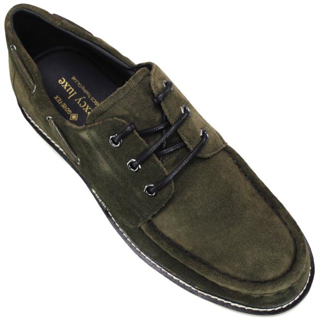 テクシーリュクス 防水デッキシューズ TU8020 サンドベージュ カーキ 25.5cm〜27cm メンズ スリッポン カジュアルシューズ ウォーキングシューズ 靴 紳士靴 防水 texcyluxe asics trading アシックス商事