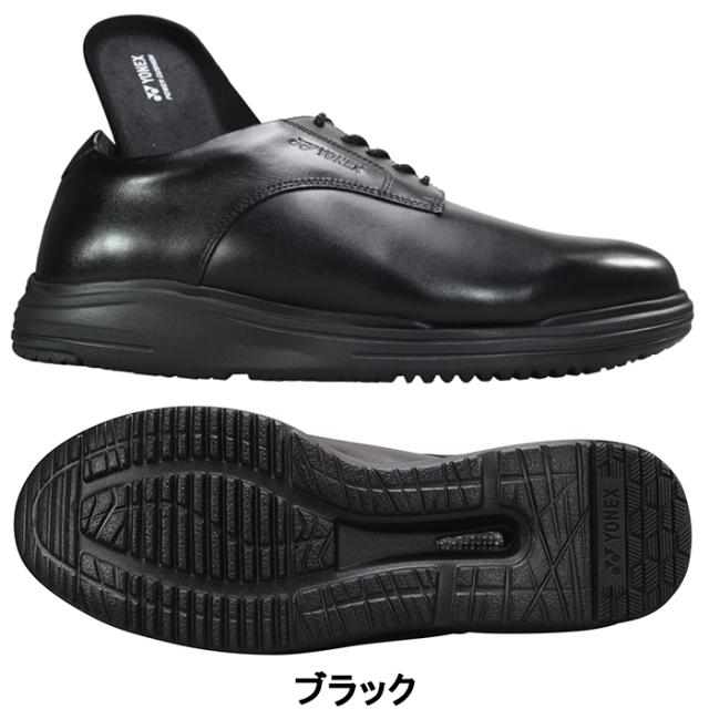 ヨネックス パワークッション ウォーキングシューズ SHWM126 ブラック ダークブラウン 25.5cm〜27cm メンズ ビジネスシューズ カジュアルシューズ ビジカジ スニーカー シューズ 紐靴 3.5E power cushion YONEX ヨネックスSHW-M126 ヨネックスM126
