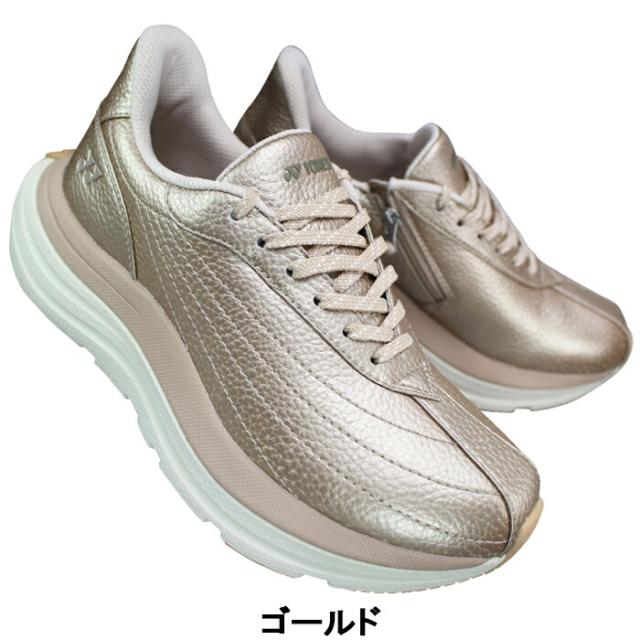 ヨネックス YONEX パワークッション ウォーキングシューズ L128 SHWL128 シルバー オフホワイト ブラック ネイビーブルー ゴールド 22.5cm〜24.5cm レディース スニーカー 靴 紐靴 ハンズフリーシューズ 撥水 ファスナー付き