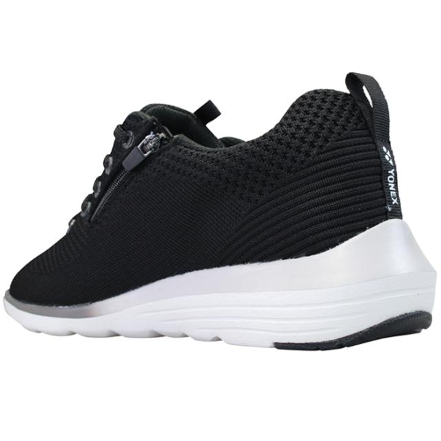 ヨネックス パワークッション ウォーキングシューズ パワークッション M01Y メンズ ブラック ダークグレー ライトグレー 24.5cm〜28cm ウォーキングシューズ スニーカー 紐靴 3.5E ゆったり ファスナー付き power cushion YONEX
