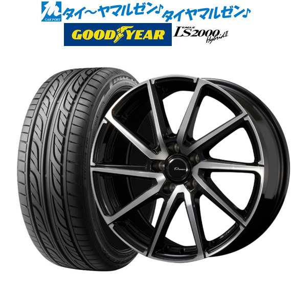 コーセイ プラウザー レグラス 17インチ 7.0J グッドイヤー イーグル LS2000 ハイブリッド2(HB2) 205/45R17 サマータイヤ ホイール4本セの通販は