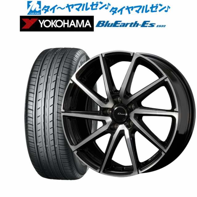 コーセイ プラウザー レグラス 17インチ 7.0J ヨコハマ BluEarth-ES ブルーアースイーエス ES32 205/40R17 サマータイヤ ホイール4本セッ