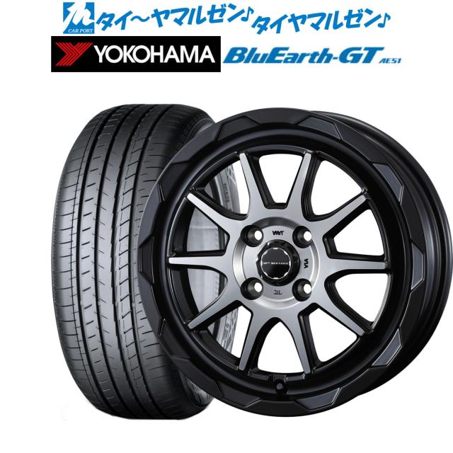 サマータイヤ ホイール4本セット ウェッズ アドベンチャー マッドヴァンス 06 マットブラックポリッシュ 16インチ 6.0J ヨコハマ BluEarth ブルーアース GT (AE51) 185/60R16 86H
